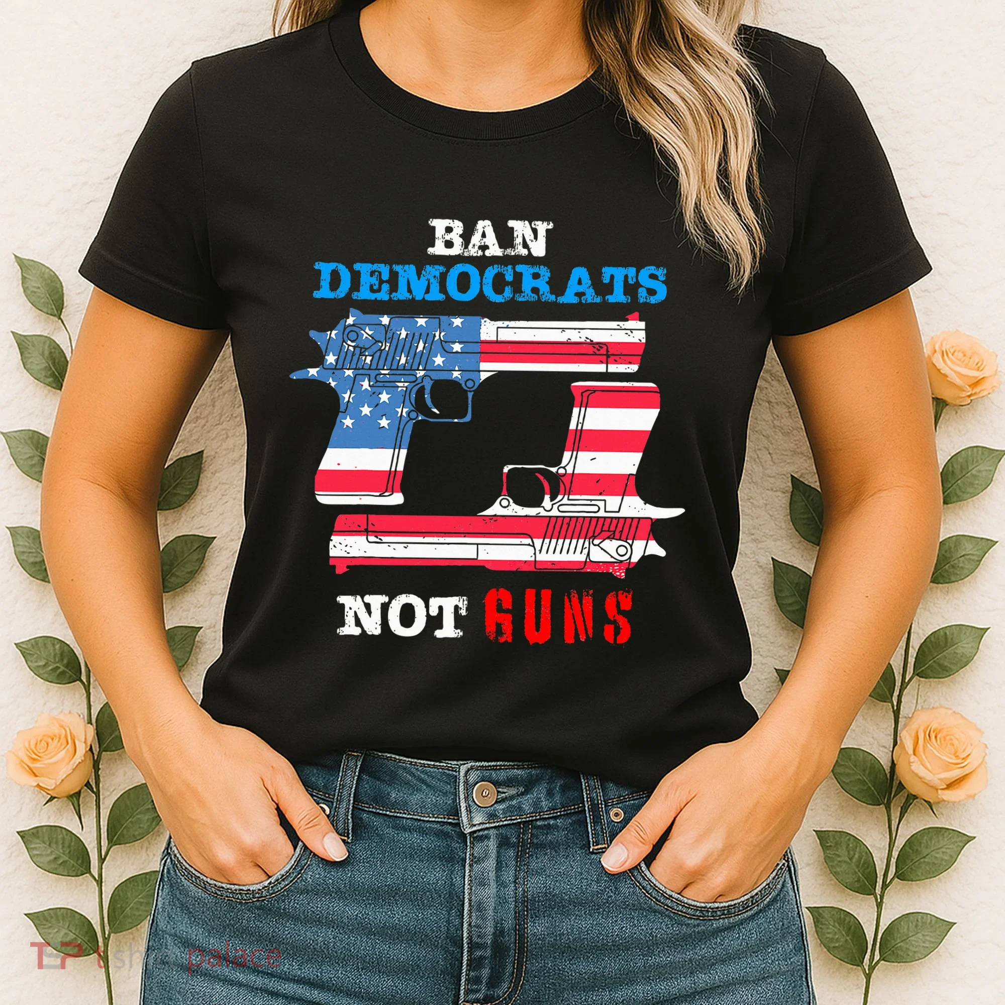 Ban Idiots Not Guns 2nd Amendment Constitution Rights Women's T-Shirt