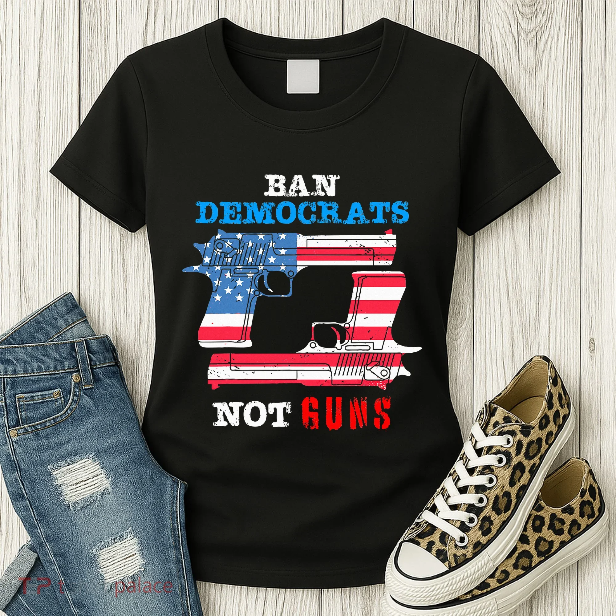 Ban Idiots Not Guns 2nd Amendment Constitution Rights Women's T-Shirt