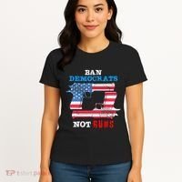Ban Idiots Not Guns 2nd Amendment Constitution Rights Women's T-Shirt thumb 4