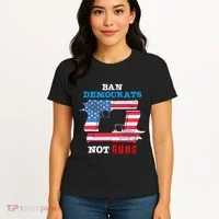 Ban Idiots Not Guns 2nd Amendment Constitution Rights Women's T-Shirt thumb 4