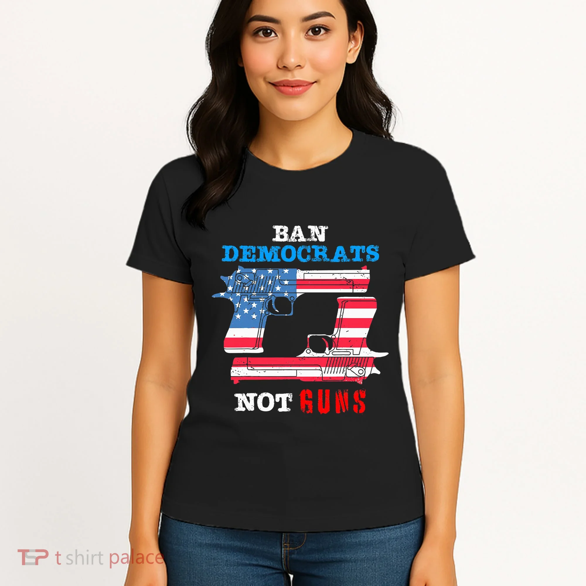 Ban Idiots Not Guns 2nd Amendment Constitution Rights Women's T-Shirt