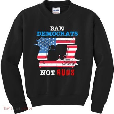 Ban Idiots Not Guns 2nd Amendment Constitution Rights Kids Sweatshirt
