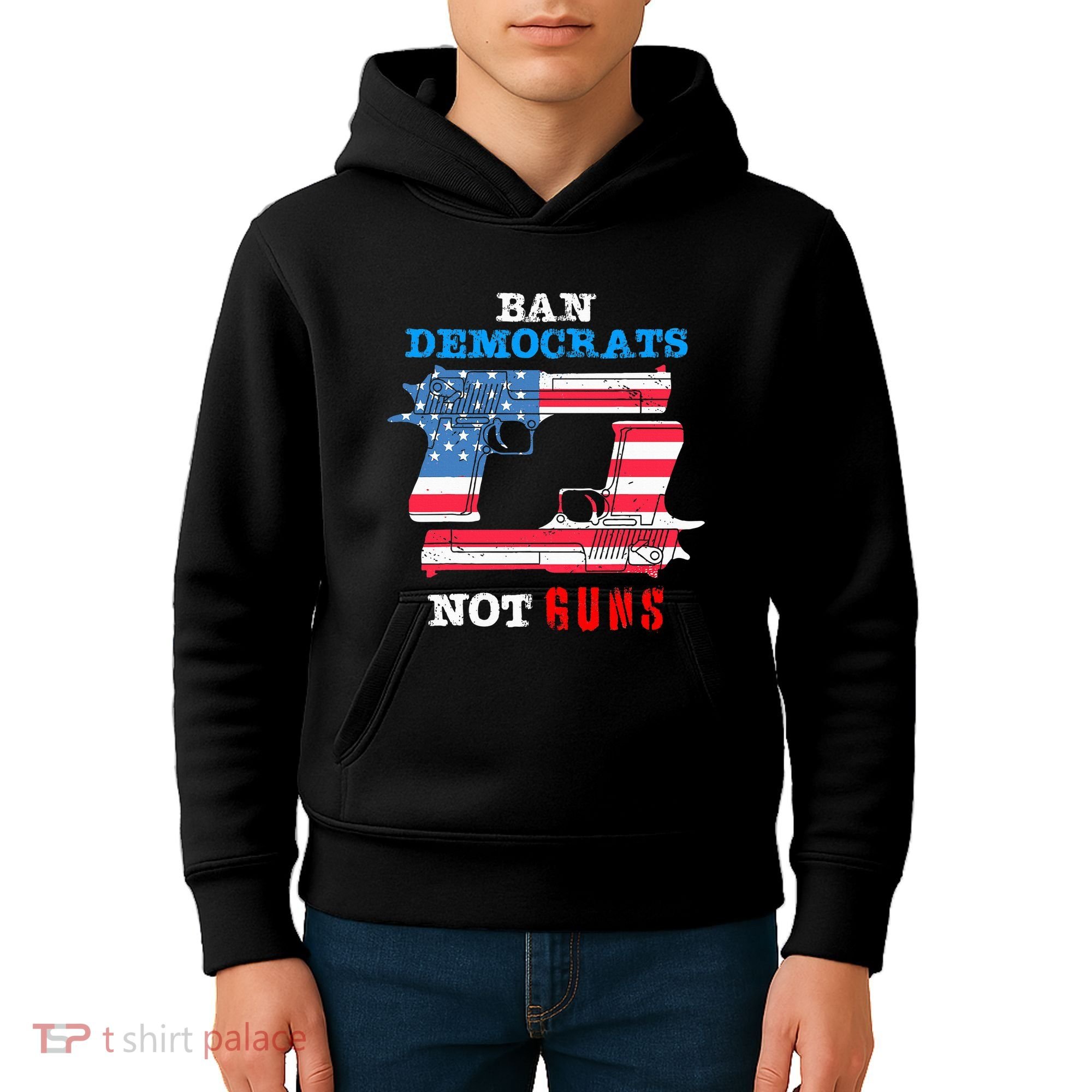 Ban Idiots Not Guns 2nd Amendment Constitution Rights Kids Hoodie