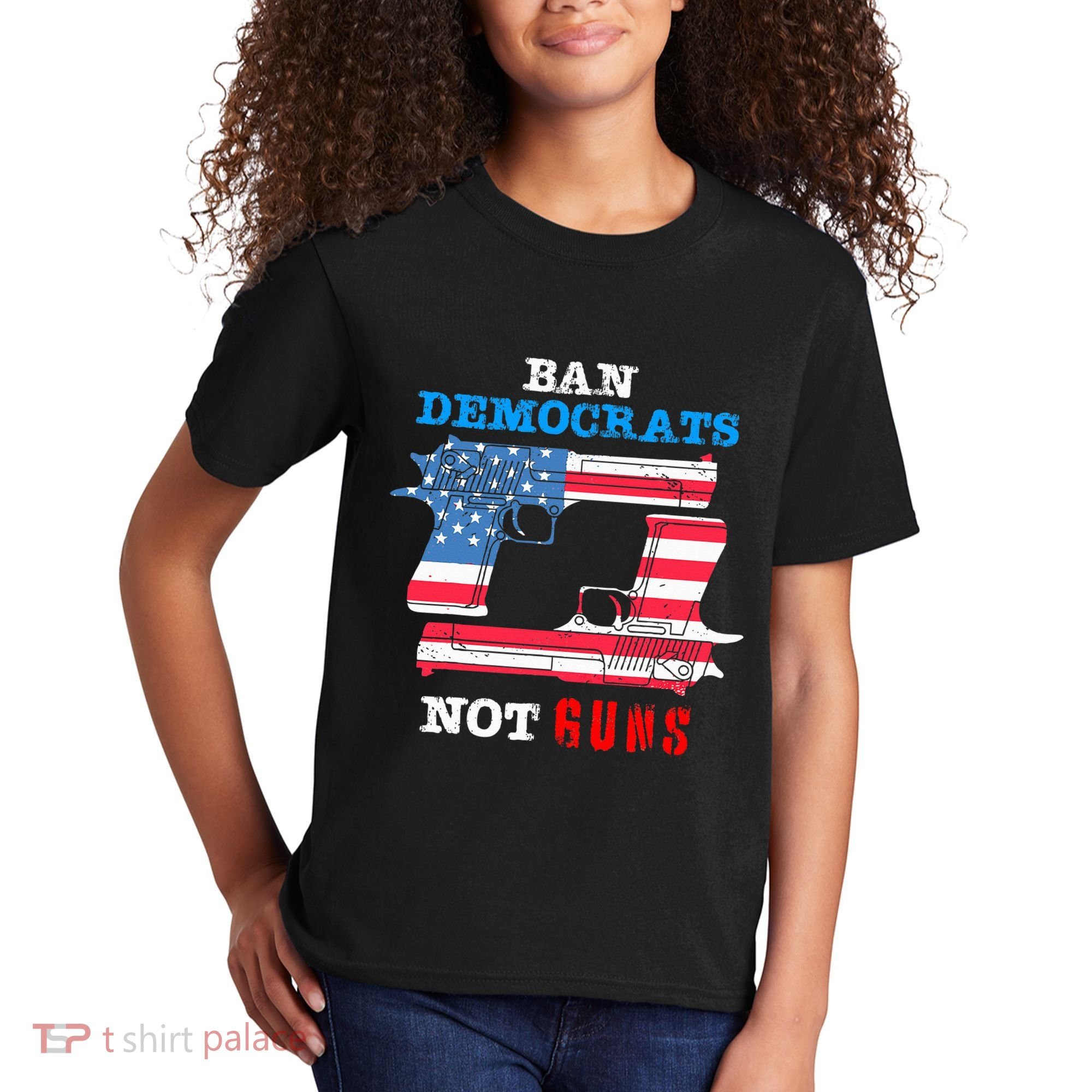 Ban Idiots Not Guns 2nd Amendment Constitution Rights Kids T-Shirt
