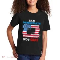 Ban Idiots Not Guns 2nd Amendment Constitution Rights Kids T-Shirt thumb 2