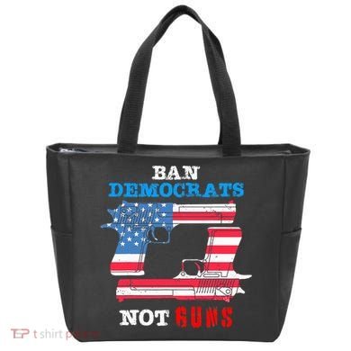 Ban Idiots Not Guns 2nd Amendment Constitution Rights Tote Bag