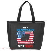 Ban Idiots Not Guns 2nd Amendment Constitution Rights Tote Bag thumb 0