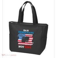 Ban Idiots Not Guns 2nd Amendment Constitution Rights Tote Bag thumb 3