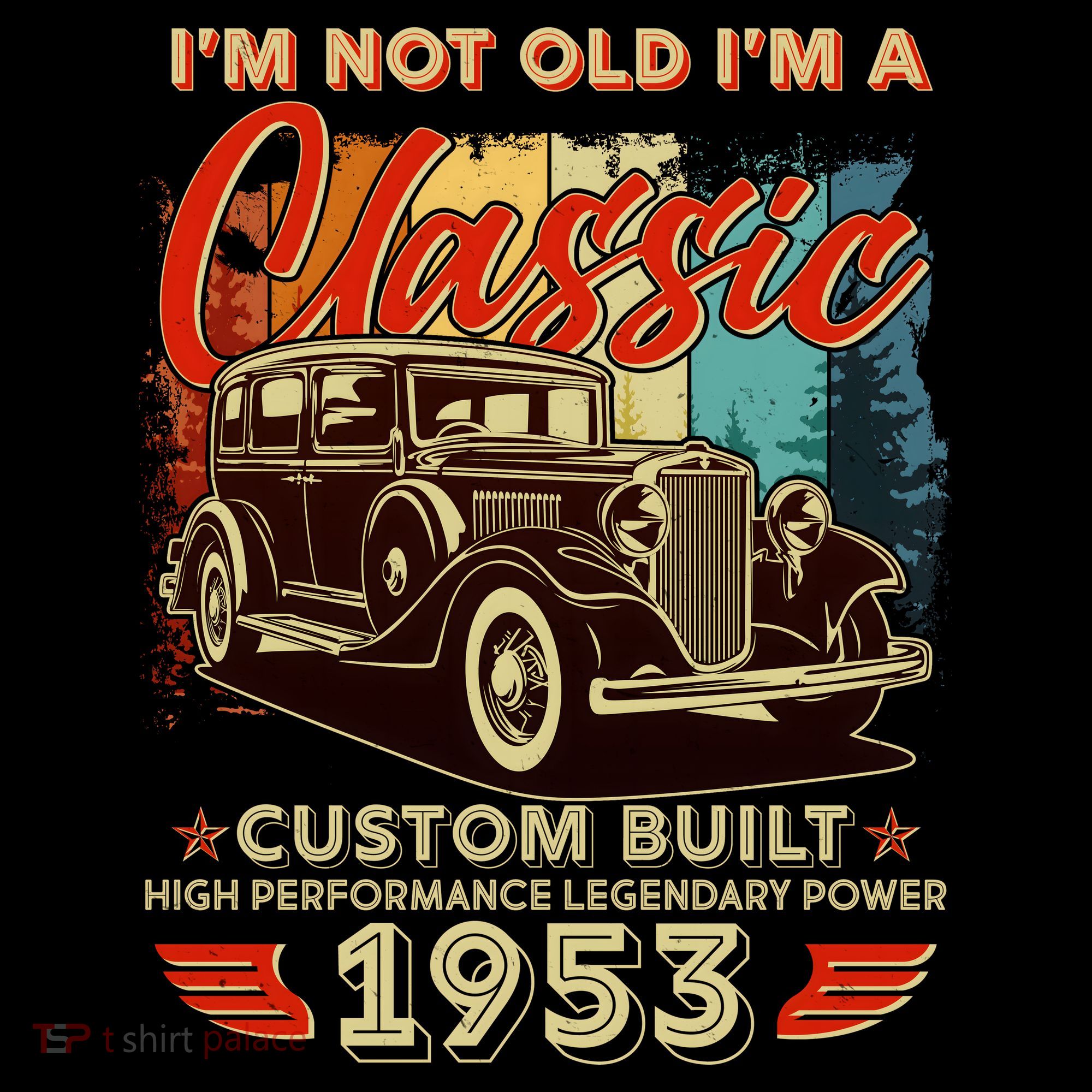 Birthday I'm Not Old I'm 1953 A Classic Custom Built Women's Hoodie