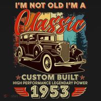 Birthday I'm Not Old I'm 1953 A Classic Custom Built Women's Tank Top thumb 5