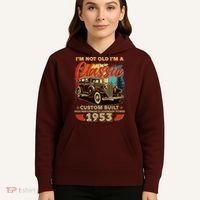 Birthday I'm Not Old I'm 1953 A Classic Custom Built Hoodie thumb 5