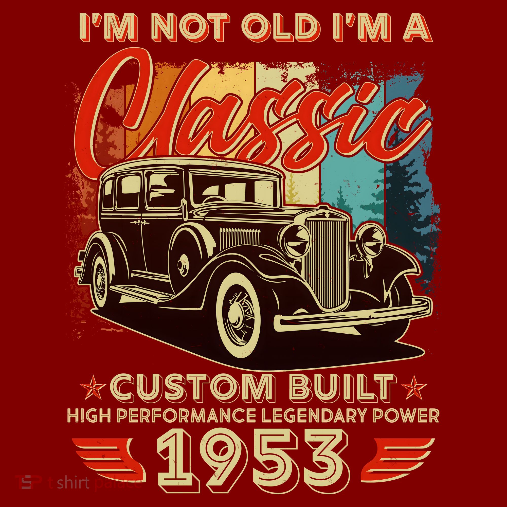 Birthday I'm Not Old I'm 1953 A Classic Custom Built Mousepad