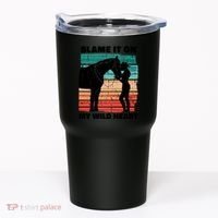 Blame It On My Wild Heart Horse Retro Tumbler thumb 0