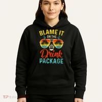 Blame It On The Drink Package Cruise Cruising Matching Hoodie thumb 5