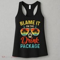 Blame It On The Drink Package Cruise Cruising Matching Women's Tank Top thumb 3