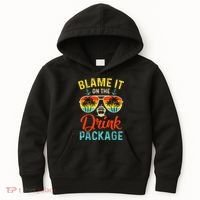 Blame It On The Drink Package Cruise Cruising Matching Kids Hoodie thumb 0