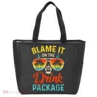 Blame It On The Drink Package Cruise Cruising Matching Tote Bag thumb 0
