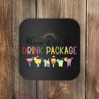 Blame It On The Drink Package Cruise Vacation Coaster thumb 0