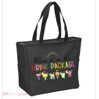 Blame It On The Drink Package Cruise Vacation Tote Bag thumb 2