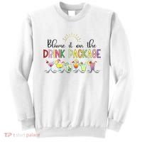 Blame It On The Drink Package Cruise Vacation Sweatshirt thumb 0