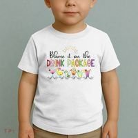Blame It On The Drink Package Cruise Vacation Toddler T-Shirt thumb 2