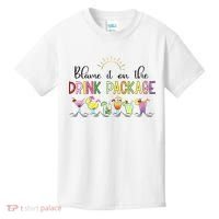 Blame It On The Drink Package Cruise Vacation Kids T-Shirt thumb 0