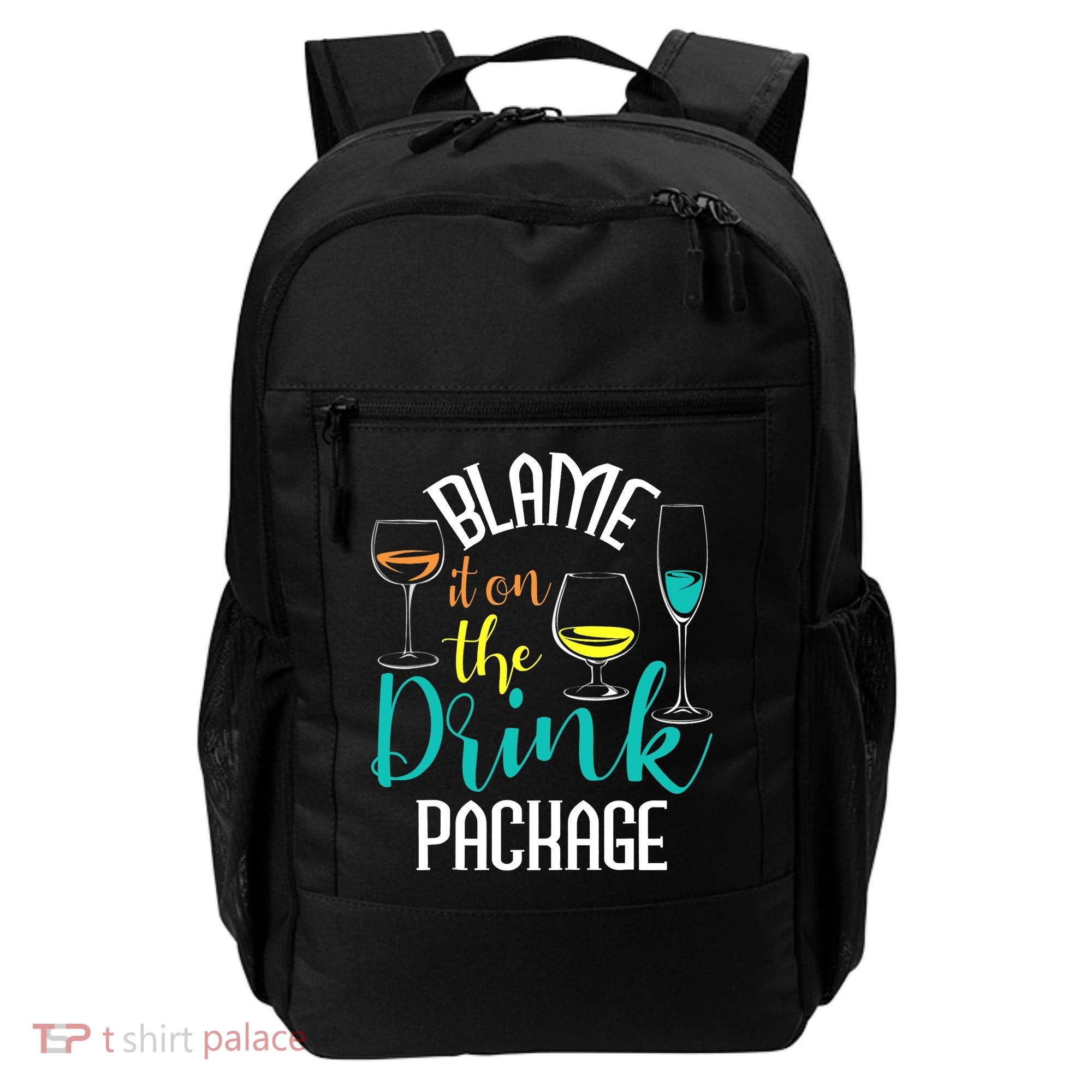Blame It On The Drink Package Cruising Lover Cruiser Cruise Backpack