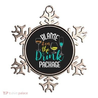 Blame It On The Drink Package Cruising Lover Cruiser Cruise Ornament