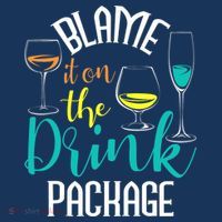 Blame It On The Drink Package Cruising Lover Cruiser Cruise Bucket Hat thumb 4