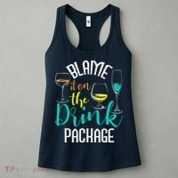 Blame It On The Drink Package Cruising Lover Cruiser Cruise Women's Tank Top thumb 3