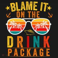Blame it on The Cruise Package Cruise Cruising Matching Women's Hoodie thumb 2