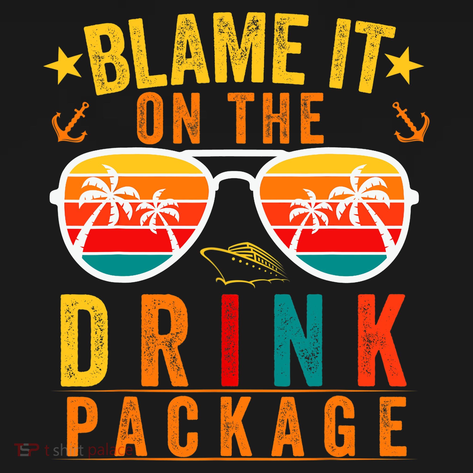 Blame it on The Cruise Package Cruise Cruising Matching Women's Hoodie