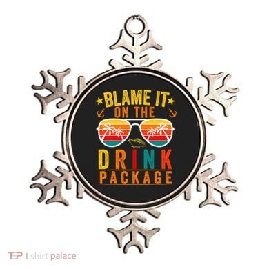 Blame it on The Cruise Package Cruise Cruising Matching Ornament