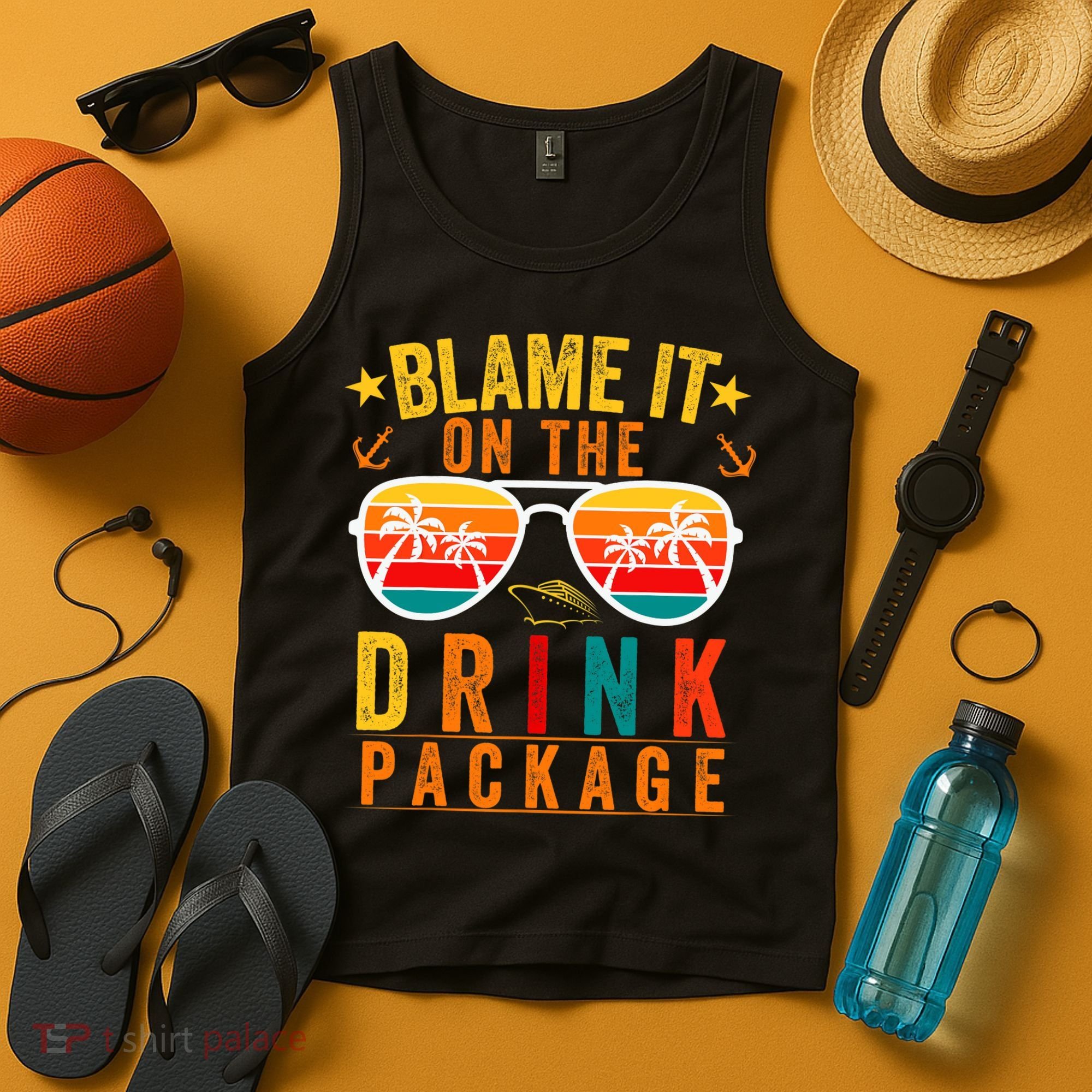 Blame it on The Cruise Package Cruise Cruising Matching Tank Top