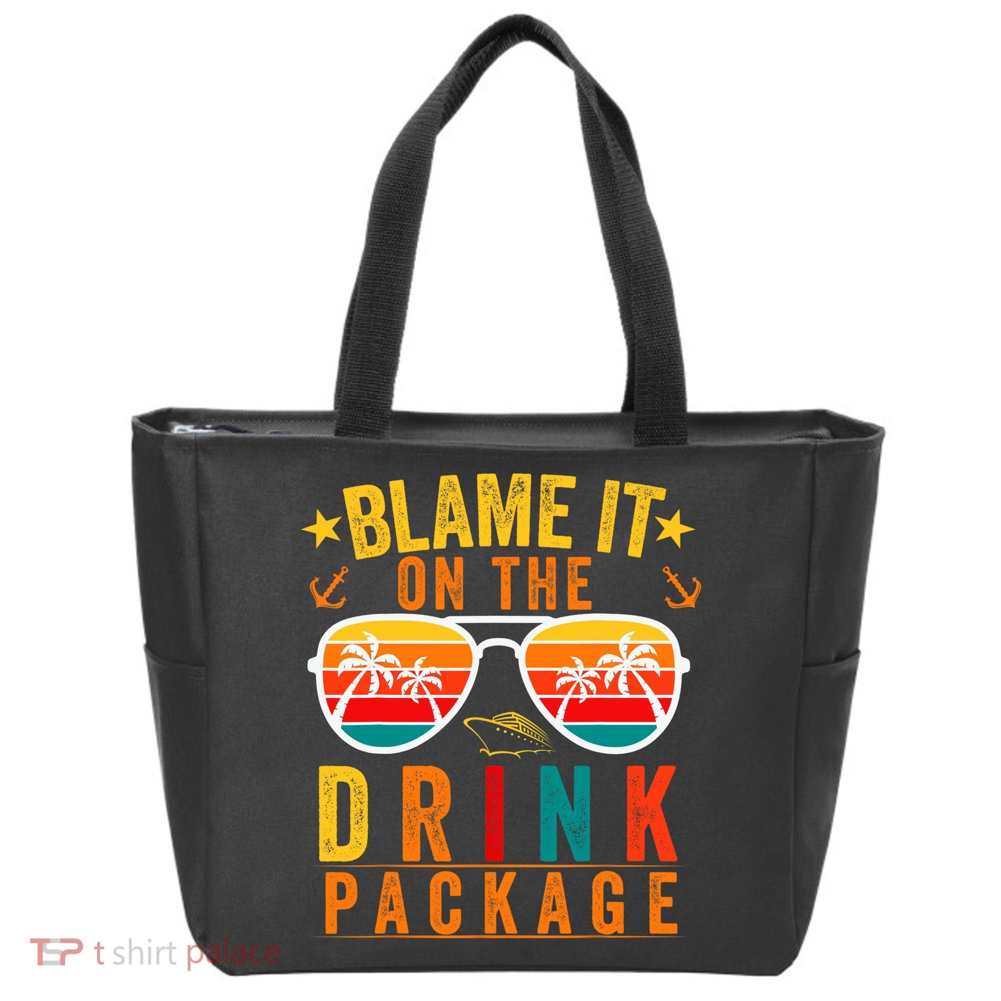 Blame it on The Cruise Package Cruise Cruising Matching Tote Bag