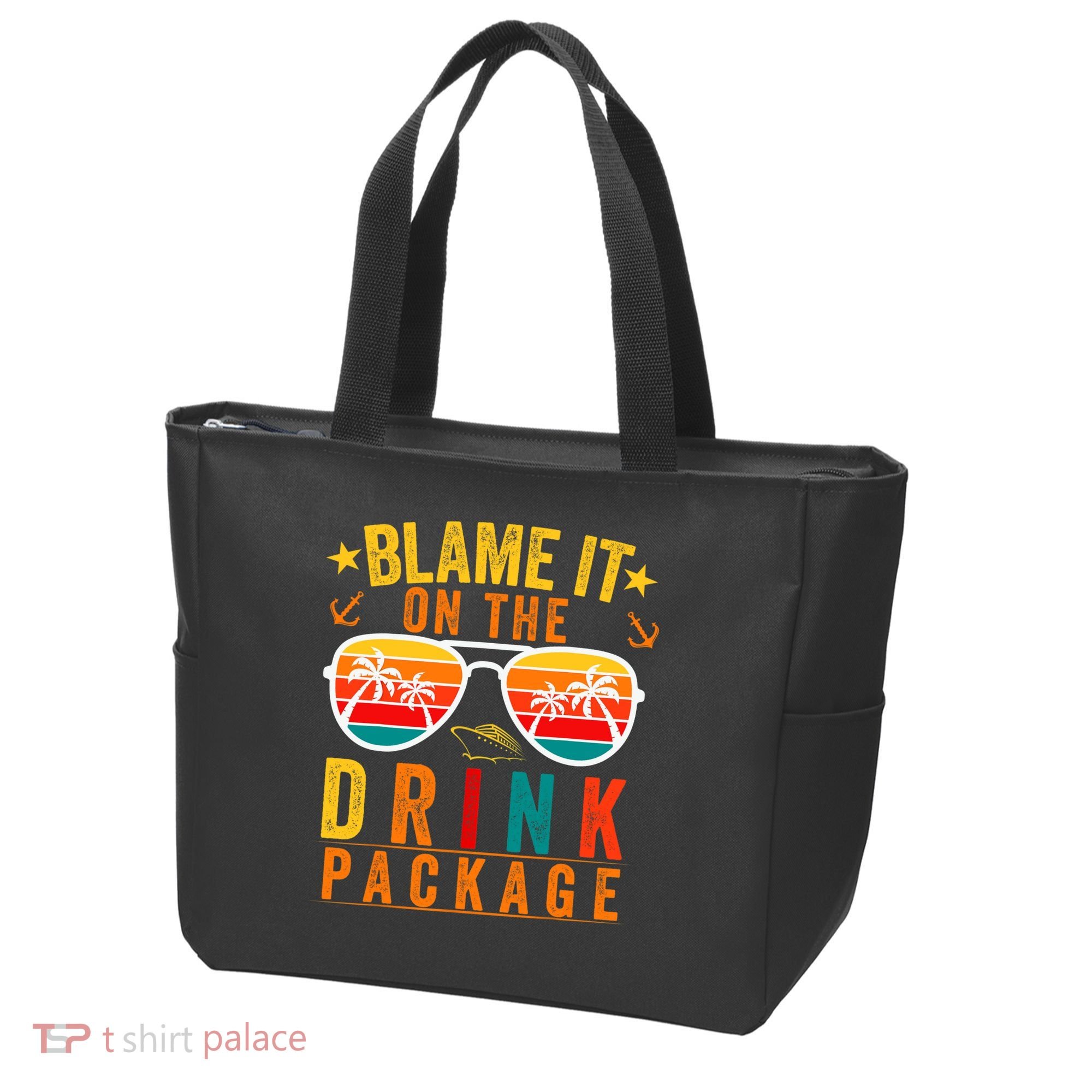 Blame it on The Cruise Package Cruise Cruising Matching Tote Bag