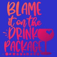Blame It On The Package Cruise Alcohol Wine Lover Gift Apron thumb 3