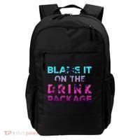 Blame It On The Drink Package Cruise Cruising Matching Funny Backpack thumb 0