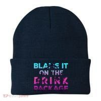 Blame It On The Drink Package Cruise Cruising Matching Funny Beanie thumb 0