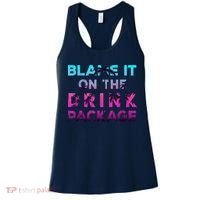 Blame It On The Drink Package Cruise Cruising Matching Funny Women's Tank Top thumb 0