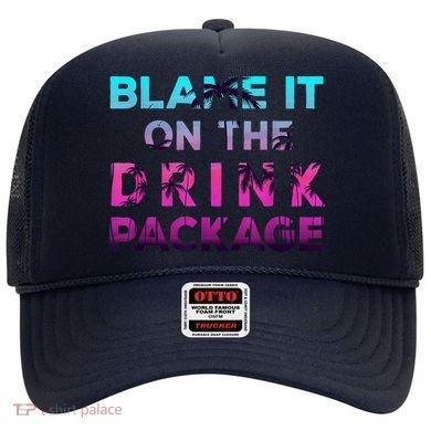 Blame It On The Drink Package Cruise Cruising Matching Funny Hat