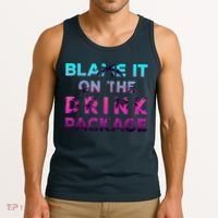 Blame It On The Drink Package Cruise Cruising Matching Funny Tank Top thumb 3