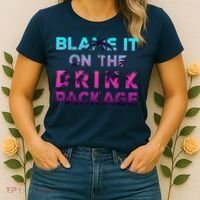 Blame It On The Drink Package Cruise Cruising Matching Funny Women's T-Shirt thumb 2