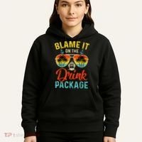 Blame It On The Drink Package Cruise Cruising Matching Hoodie thumb 5