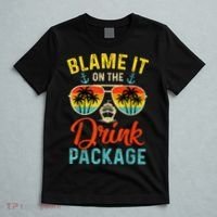 Blame It On The Drink Package Cruise Cruising Matching T-Shirt thumb 5