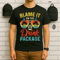 Blame It On The Drink Package Cruise Cruising Matching T-Shirt thumb 6
