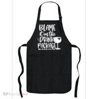 Blame It On The Drink Package Cruise Alcohol Wine Lover Apron thumb 0