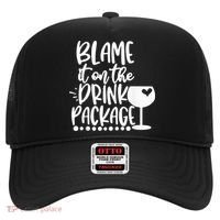 Blame It On The Drink Package Cruise Alcohol Wine Lover Hat thumb 0