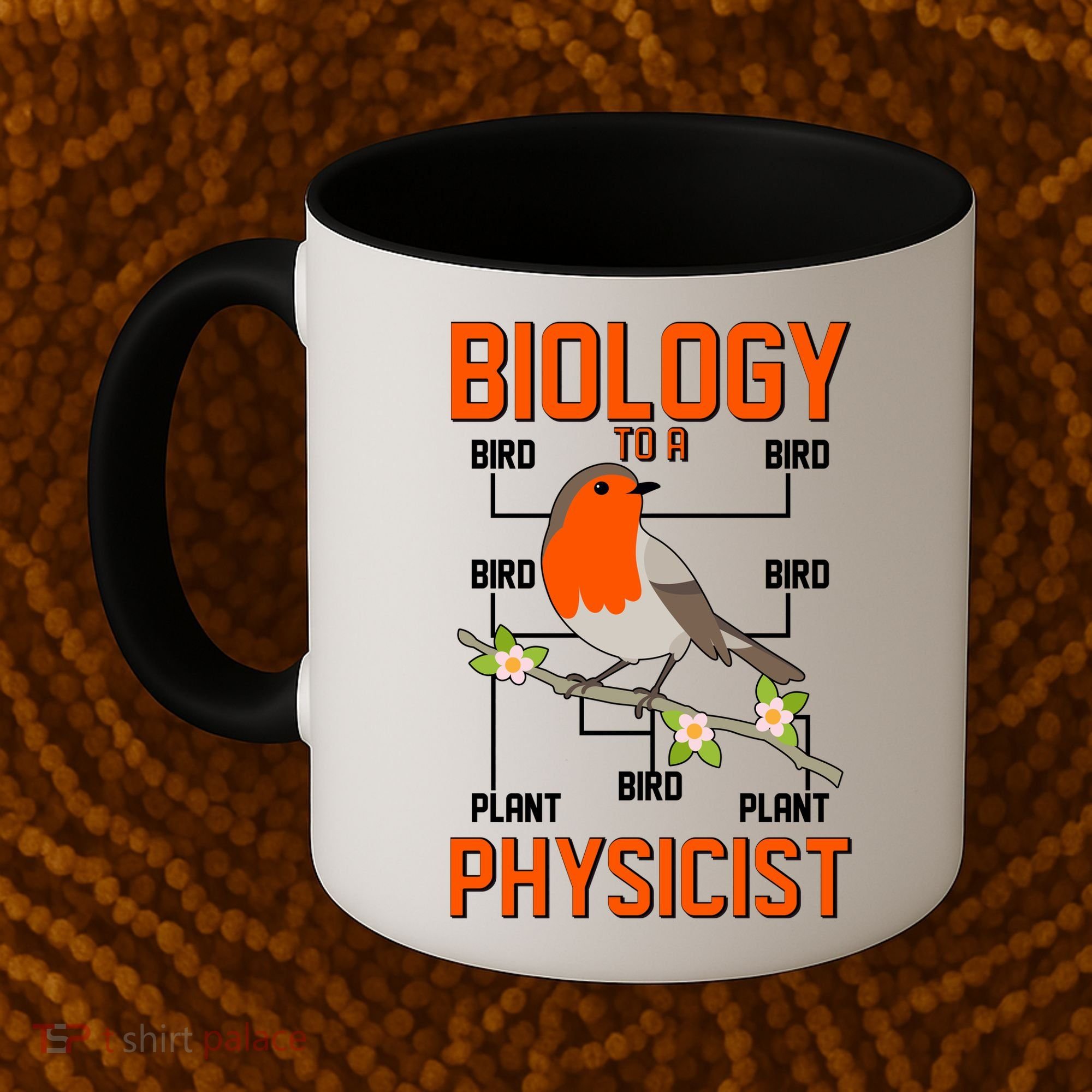 Biology To A Physicist Bird Biagram  Coffee Mug