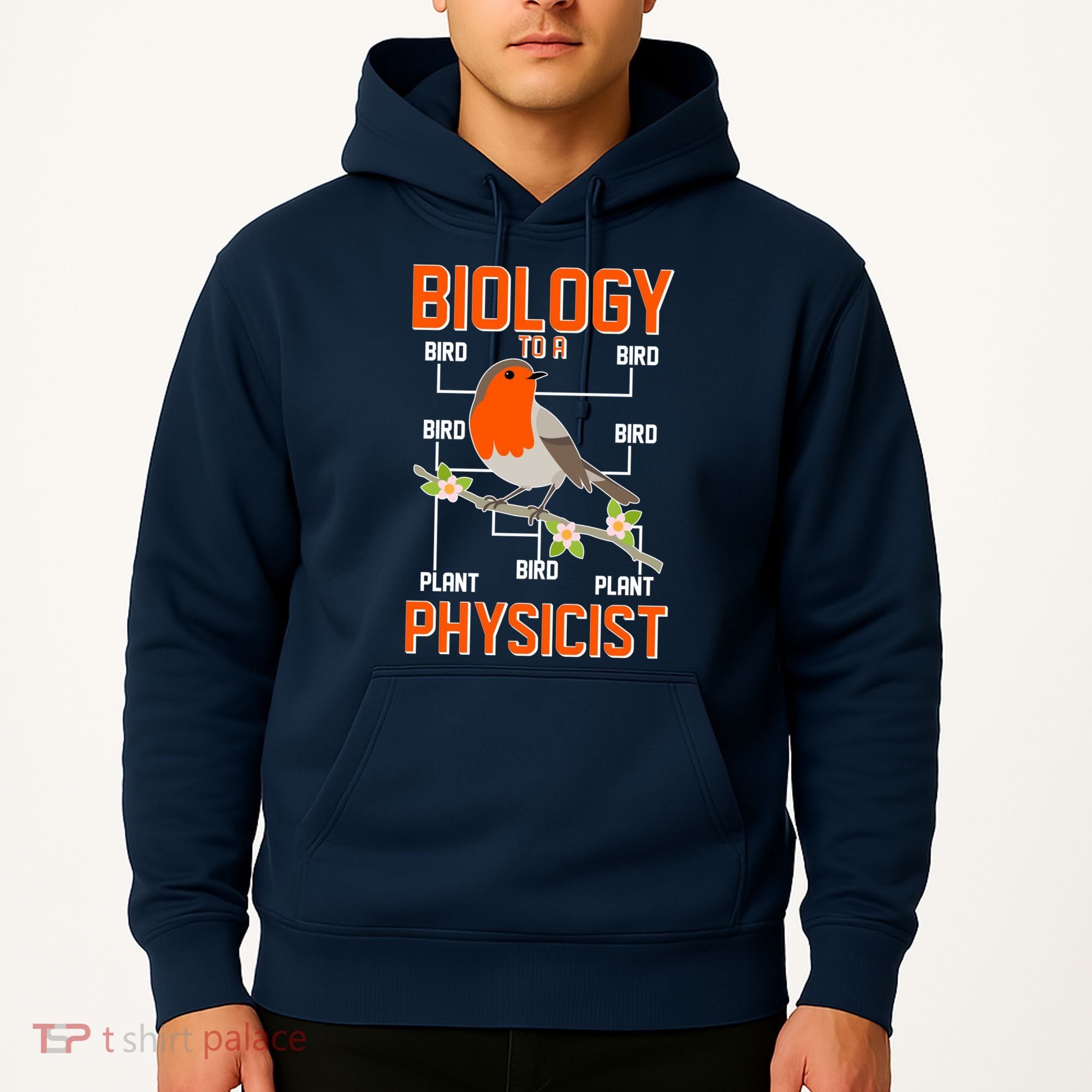 Biology To A Physicist Bird Biagram  Hoodie